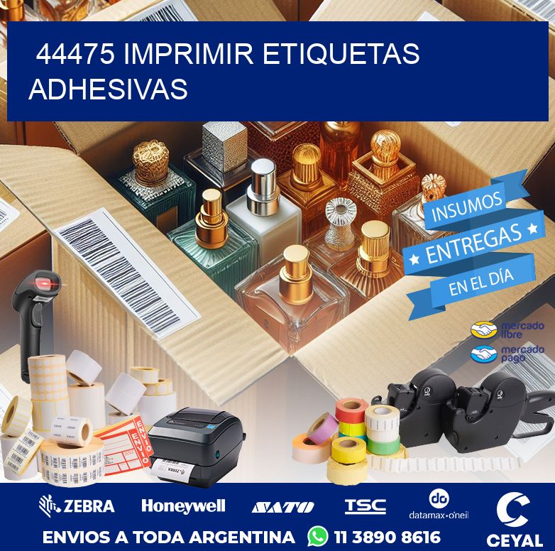 44475 IMPRIMIR ETIQUETAS ADHESIVAS
