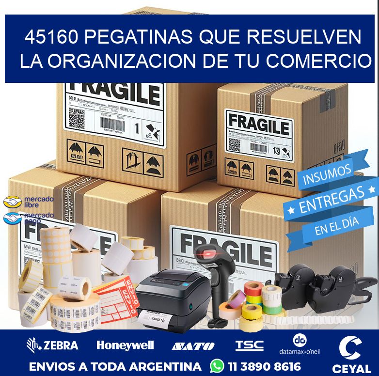 45160 PEGATINAS QUE RESUELVEN LA ORGANIZACION DE TU COMERCIO