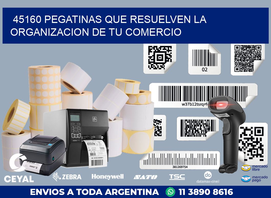 45160 PEGATINAS QUE RESUELVEN LA ORGANIZACION DE TU COMERCIO