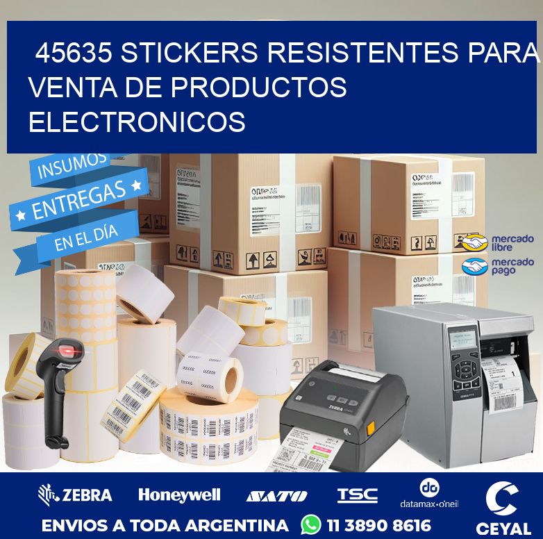 45635 STICKERS RESISTENTES PARA VENTA DE PRODUCTOS ELECTRONICOS