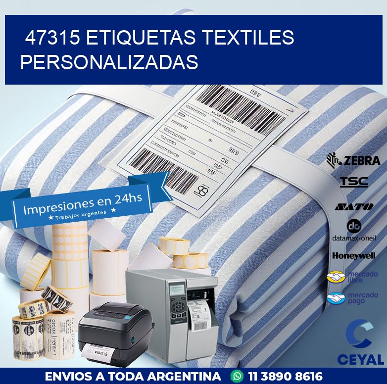 47315 ETIQUETAS TEXTILES PERSONALIZADAS