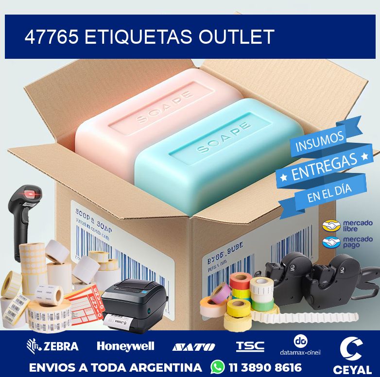 47765 ETIQUETAS OUTLET