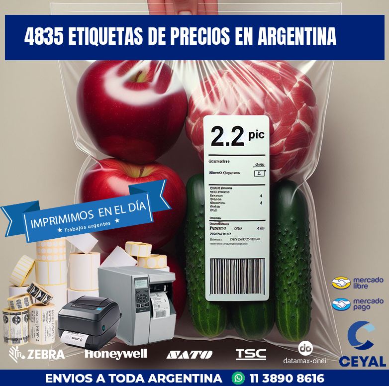 4835 ETIQUETAS DE PRECIOS EN ARGENTINA
