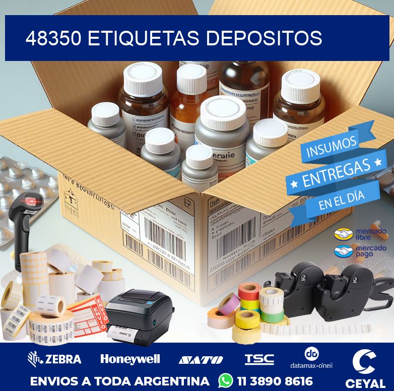 48350 ETIQUETAS DEPOSITOS