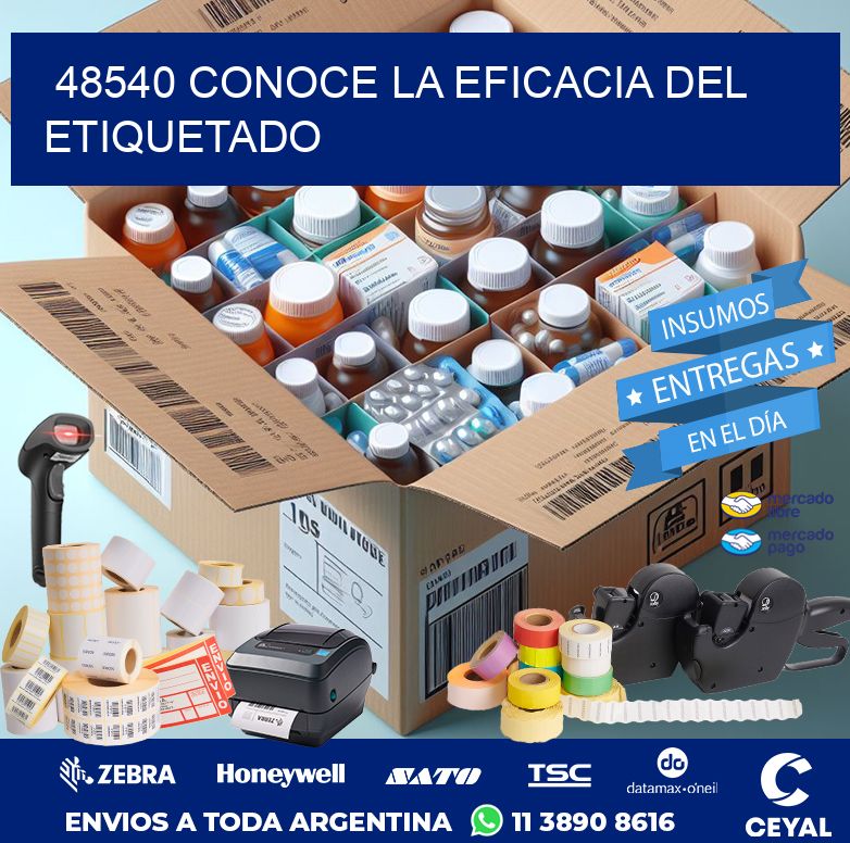 48540 CONOCE LA EFICACIA DEL ETIQUETADO