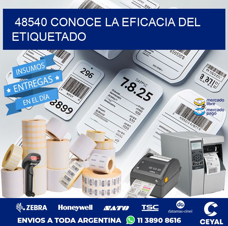 48540 CONOCE LA EFICACIA DEL ETIQUETADO