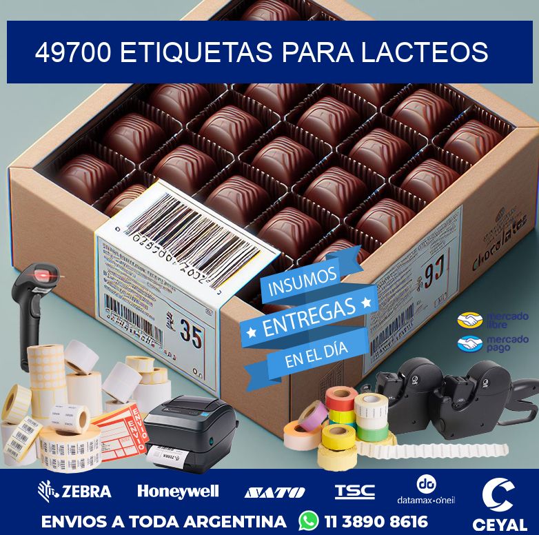 49700 ETIQUETAS PARA LACTEOS