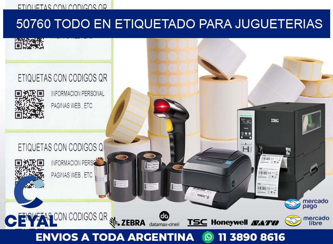 50760 TODO EN ETIQUETADO PARA JUGUETERIAS