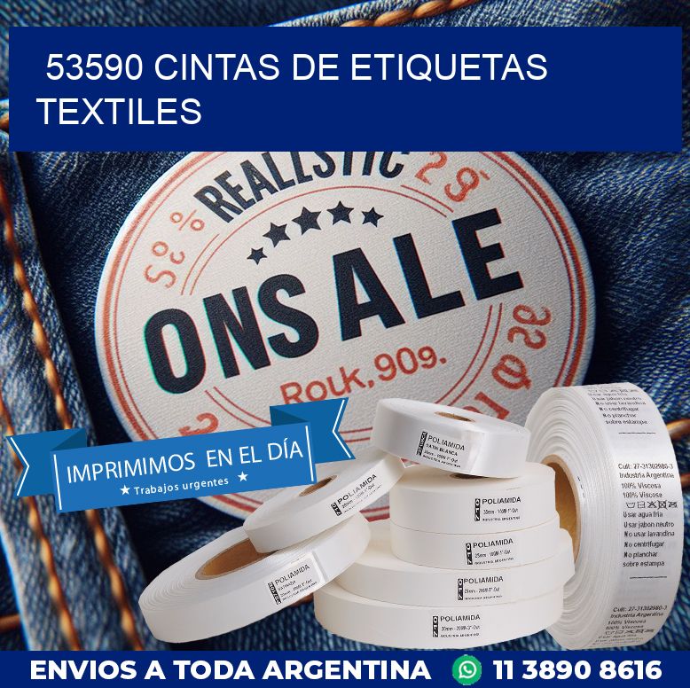 53590 CINTAS DE ETIQUETAS TEXTILES