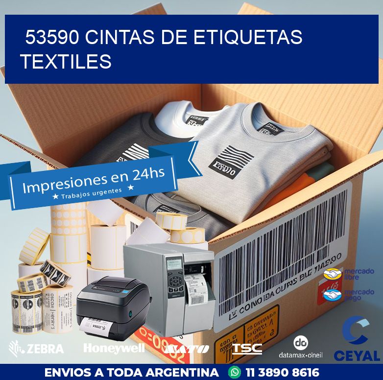 53590 CINTAS DE ETIQUETAS TEXTILES