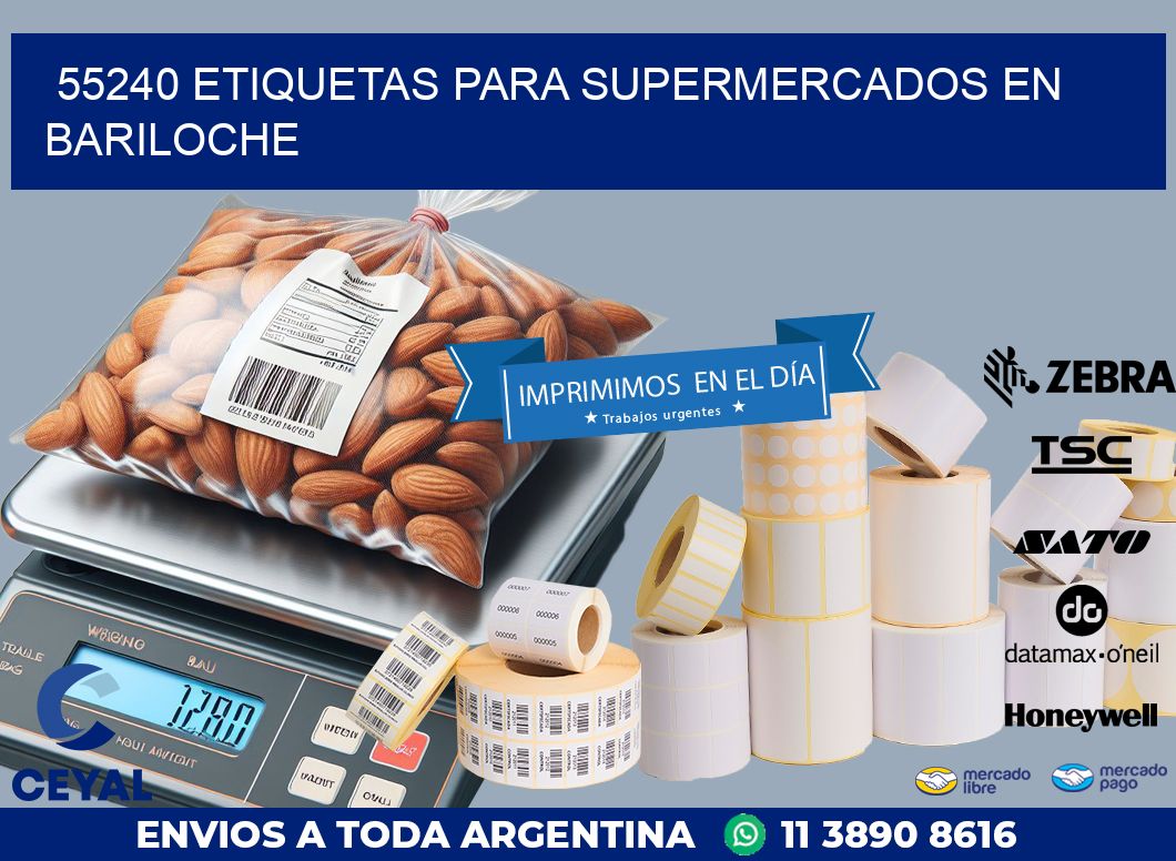 55240 ETIQUETAS PARA SUPERMERCADOS EN BARILOCHE