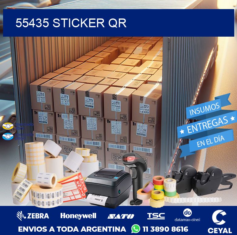 55435 STICKER QR