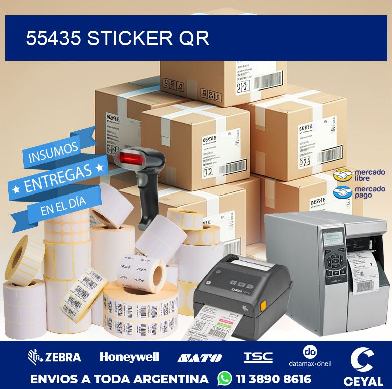 55435 STICKER QR