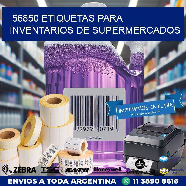 56850 ETIQUETAS PARA INVENTARIOS DE SUPERMERCADOS