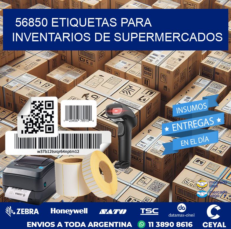 56850 ETIQUETAS PARA INVENTARIOS DE SUPERMERCADOS