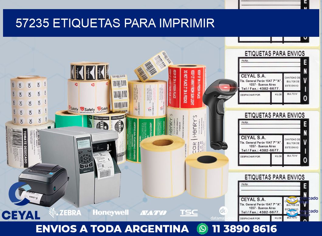 57235 ETIQUETAS PARA IMPRIMIR