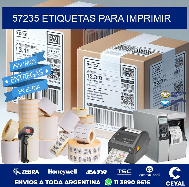 57235 ETIQUETAS PARA IMPRIMIR