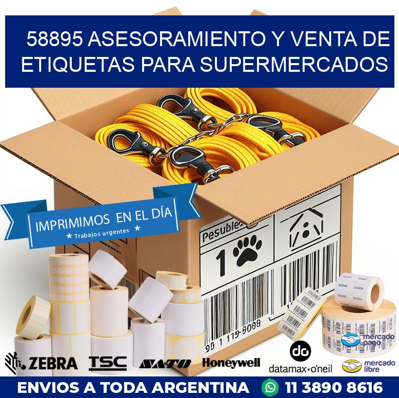 58895 ASESORAMIENTO Y VENTA DE ETIQUETAS PARA SUPERMERCADOS