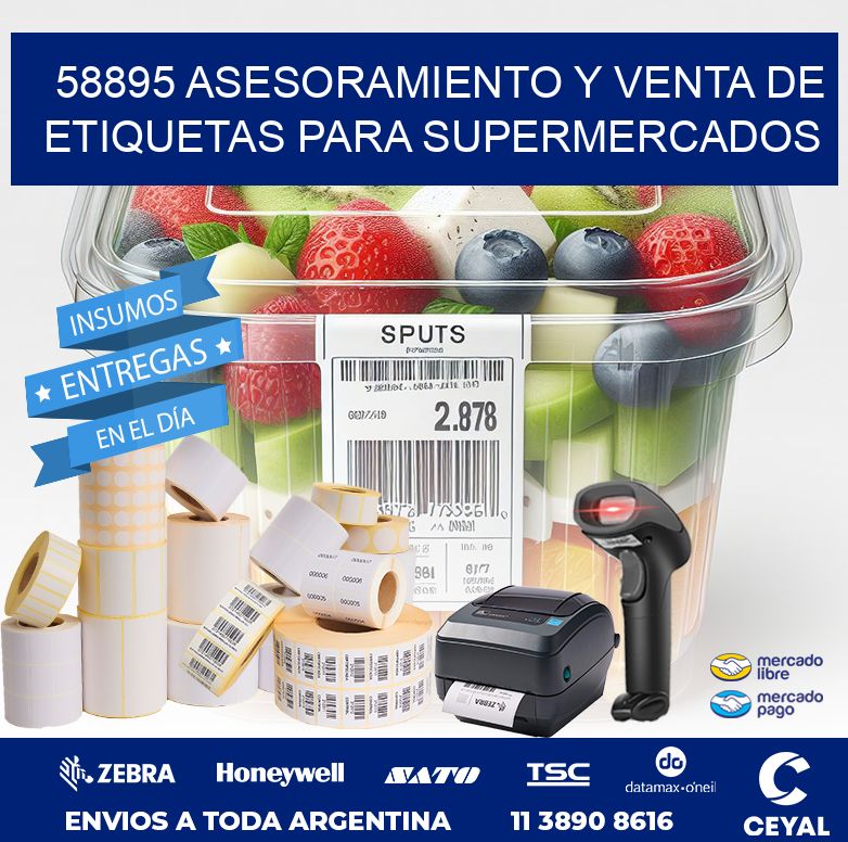 58895 ASESORAMIENTO Y VENTA DE ETIQUETAS PARA SUPERMERCADOS