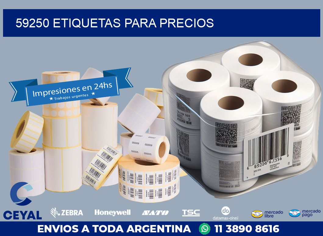 59250 ETIQUETAS PARA PRECIOS