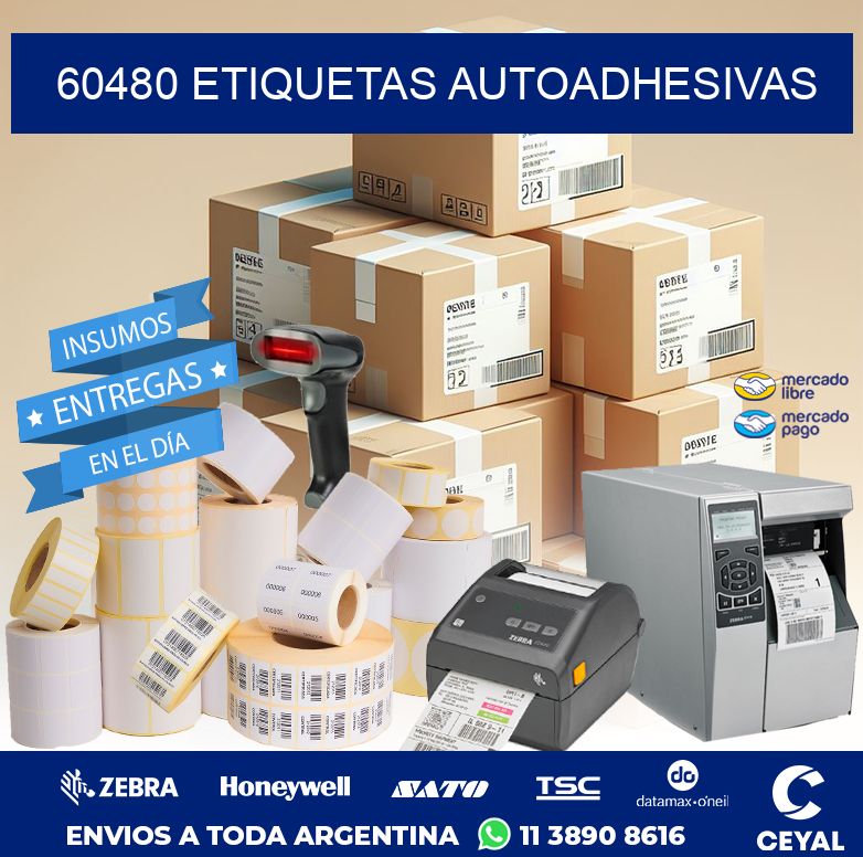 60480 ETIQUETAS AUTOADHESIVAS