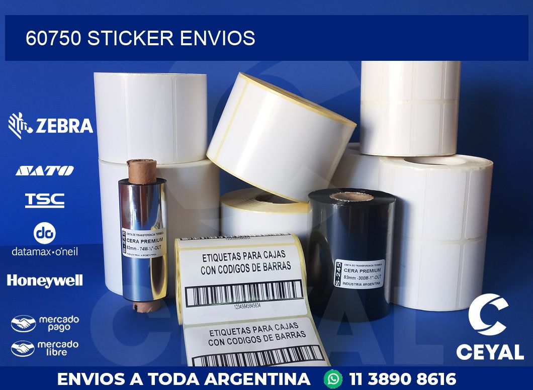 60750 STICKER ENVIOS