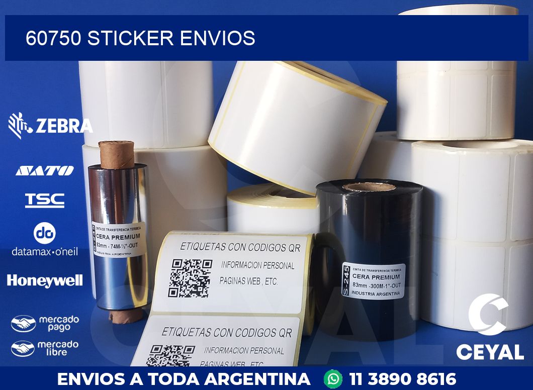 60750 STICKER ENVIOS