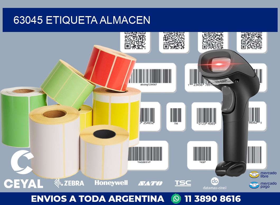 63045 ETIQUETA ALMACEN