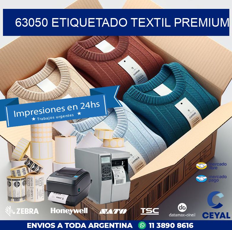 63050 ETIQUETADO TEXTIL PREMIUM