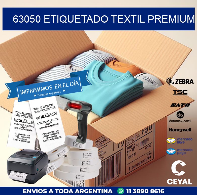 63050 ETIQUETADO TEXTIL PREMIUM
