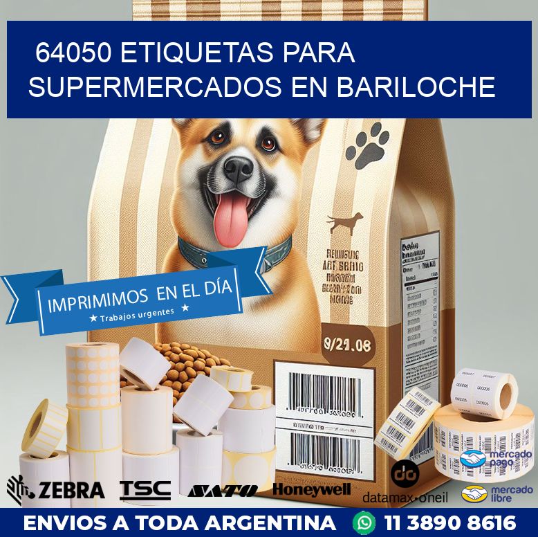 64050 ETIQUETAS PARA SUPERMERCADOS EN BARILOCHE