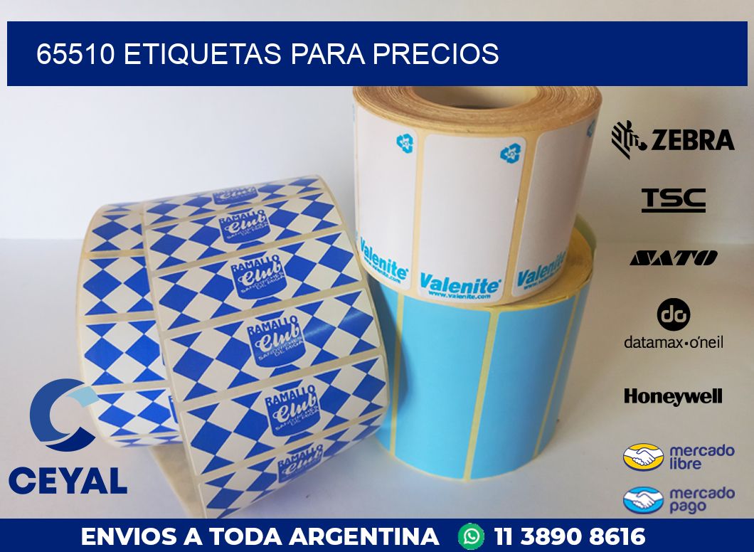 65510 ETIQUETAS PARA PRECIOS