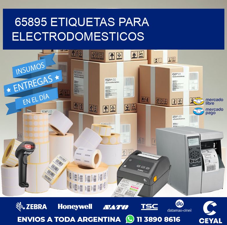 65895 ETIQUETAS PARA ELECTRODOMESTICOS