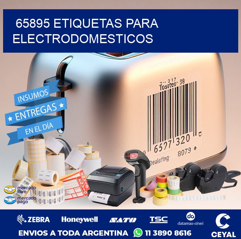 65895 ETIQUETAS PARA ELECTRODOMESTICOS