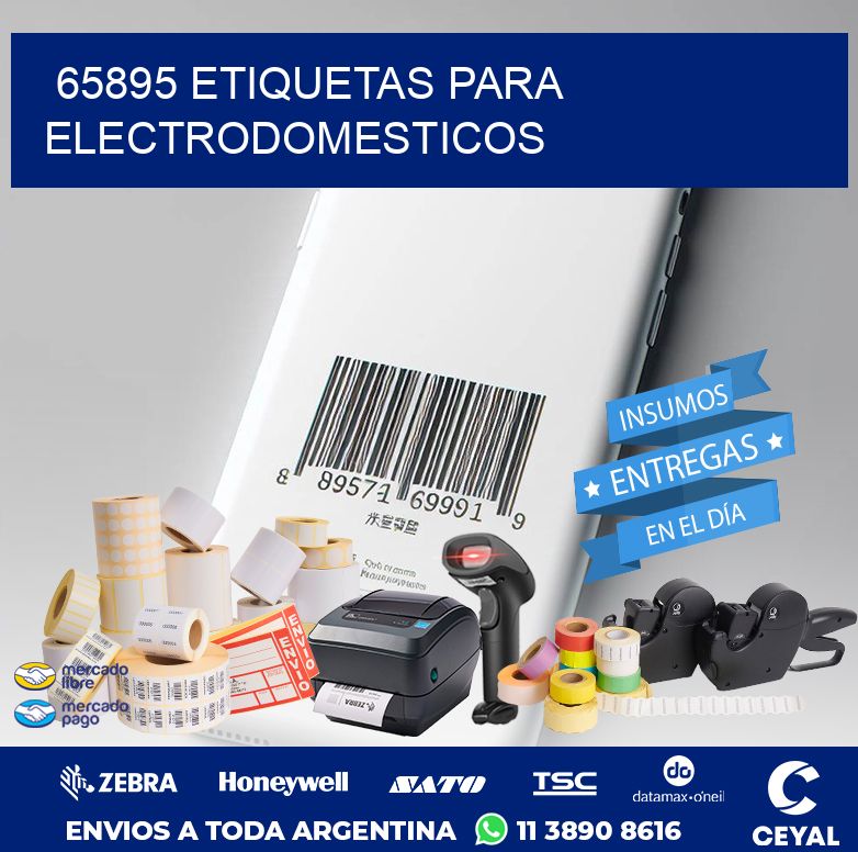 65895 ETIQUETAS PARA ELECTRODOMESTICOS