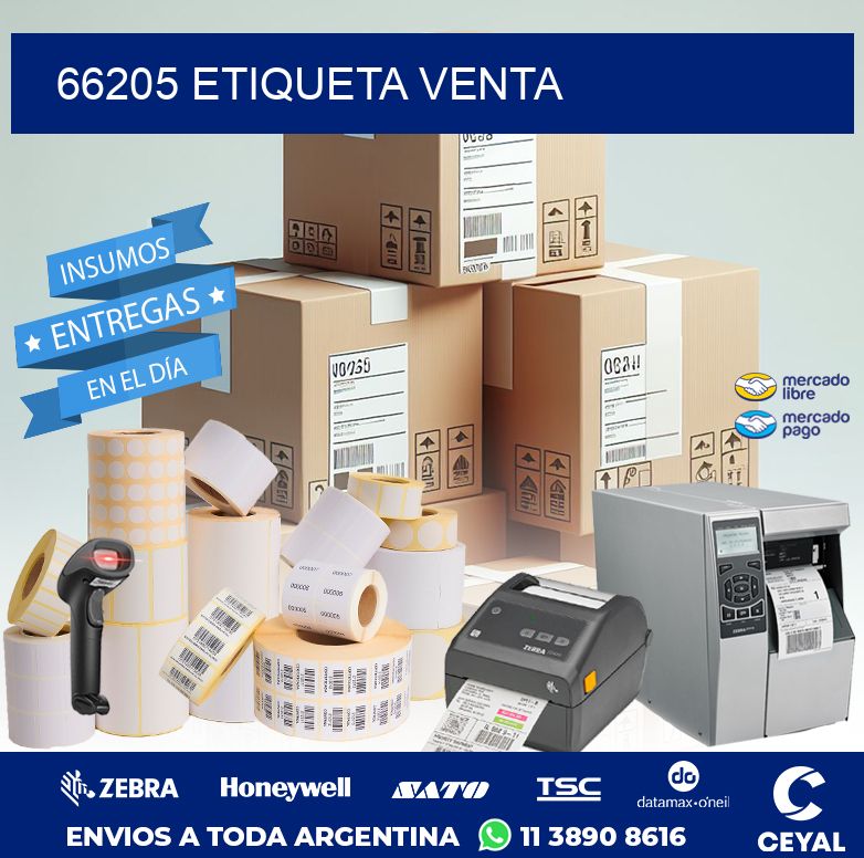 66205 ETIQUETA VENTA