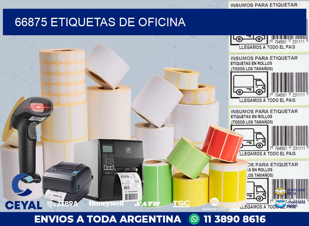 66875 ETIQUETAS DE OFICINA