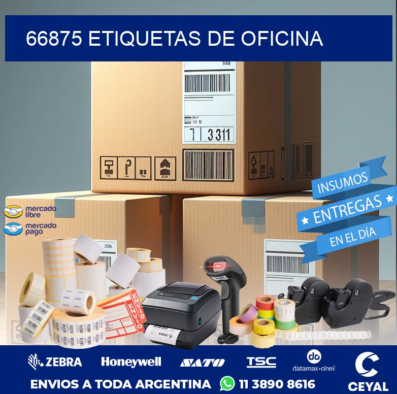 66875 ETIQUETAS DE OFICINA