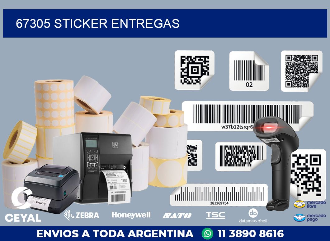67305 STICKER ENTREGAS