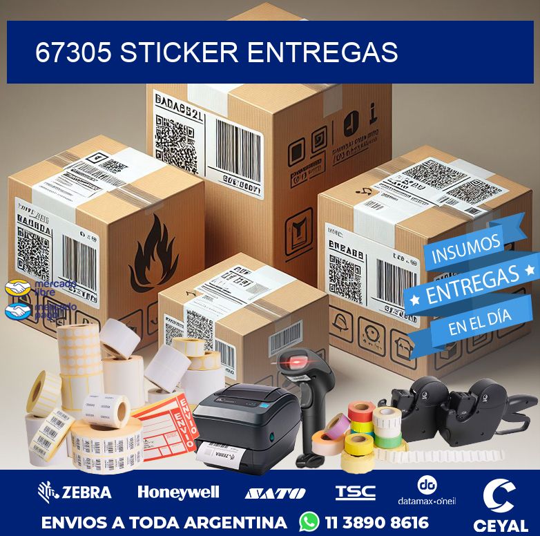 67305 STICKER ENTREGAS