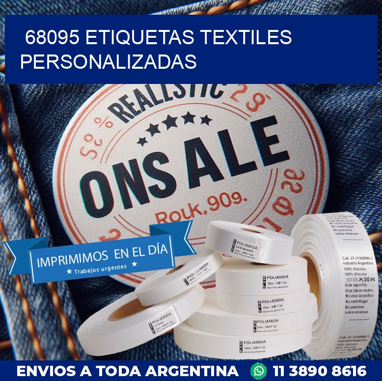 68095 ETIQUETAS TEXTILES PERSONALIZADAS