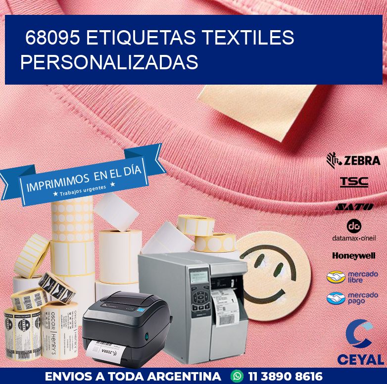 68095 ETIQUETAS TEXTILES PERSONALIZADAS