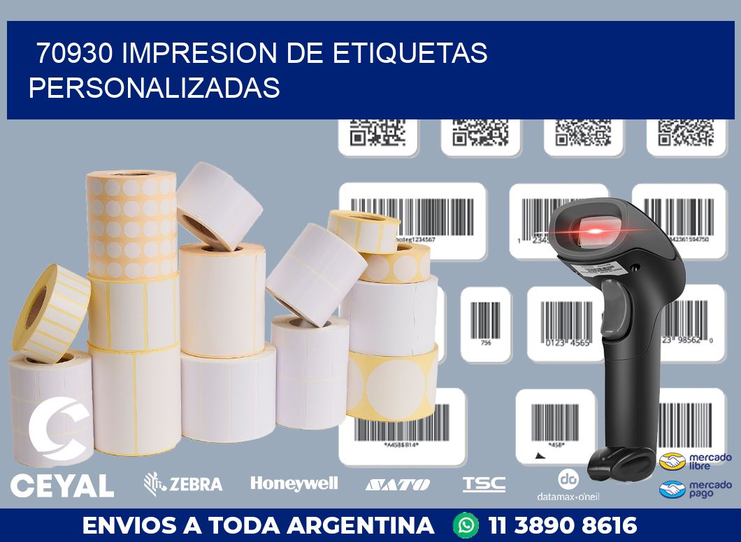 70930 IMPRESION DE ETIQUETAS PERSONALIZADAS