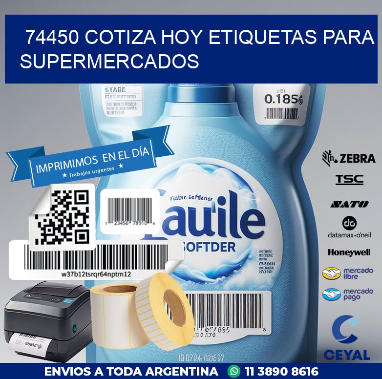 74450 COTIZA HOY ETIQUETAS PARA SUPERMERCADOS