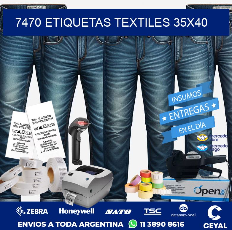 7470 ETIQUETAS TEXTILES 35X40