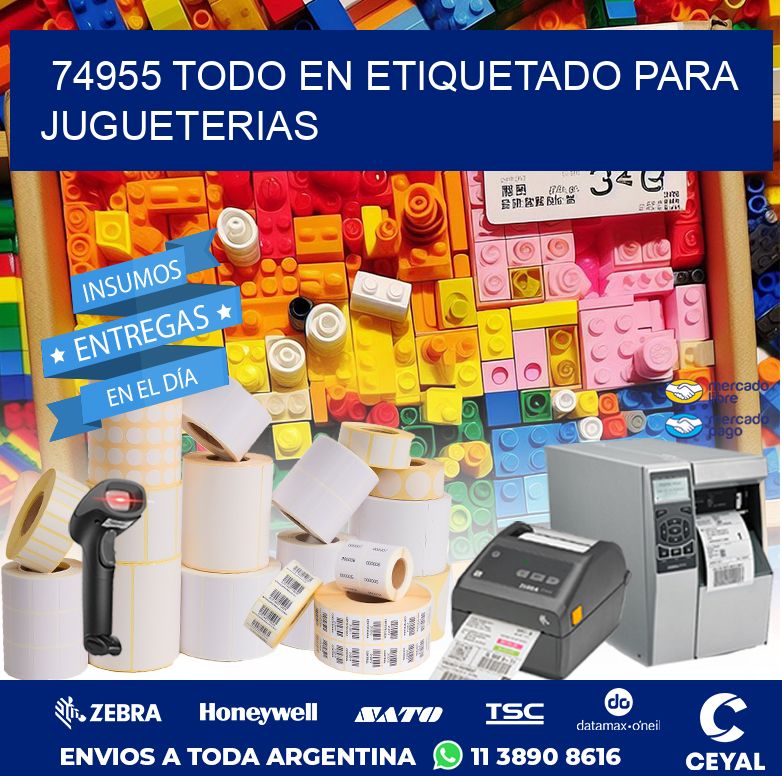 74955 TODO EN ETIQUETADO PARA JUGUETERIAS