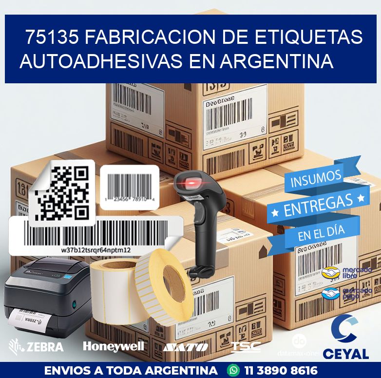 75135 FABRICACION DE ETIQUETAS AUTOADHESIVAS EN ARGENTINA