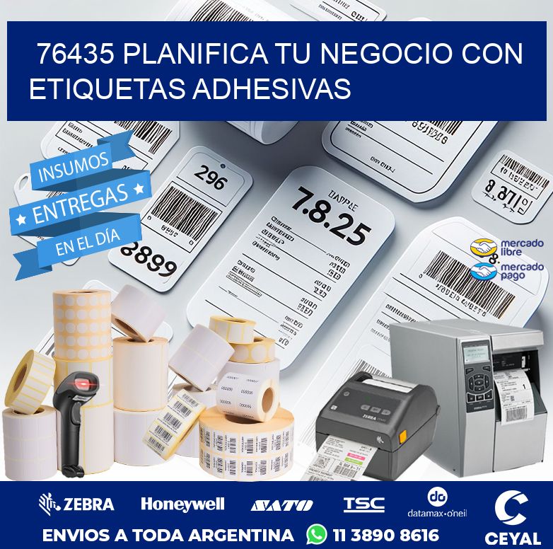 76435 PLANIFICA TU NEGOCIO CON ETIQUETAS ADHESIVAS