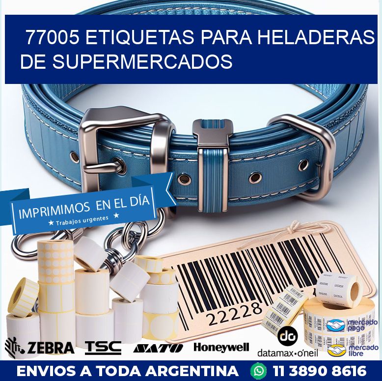 77005 ETIQUETAS PARA HELADERAS DE SUPERMERCADOS