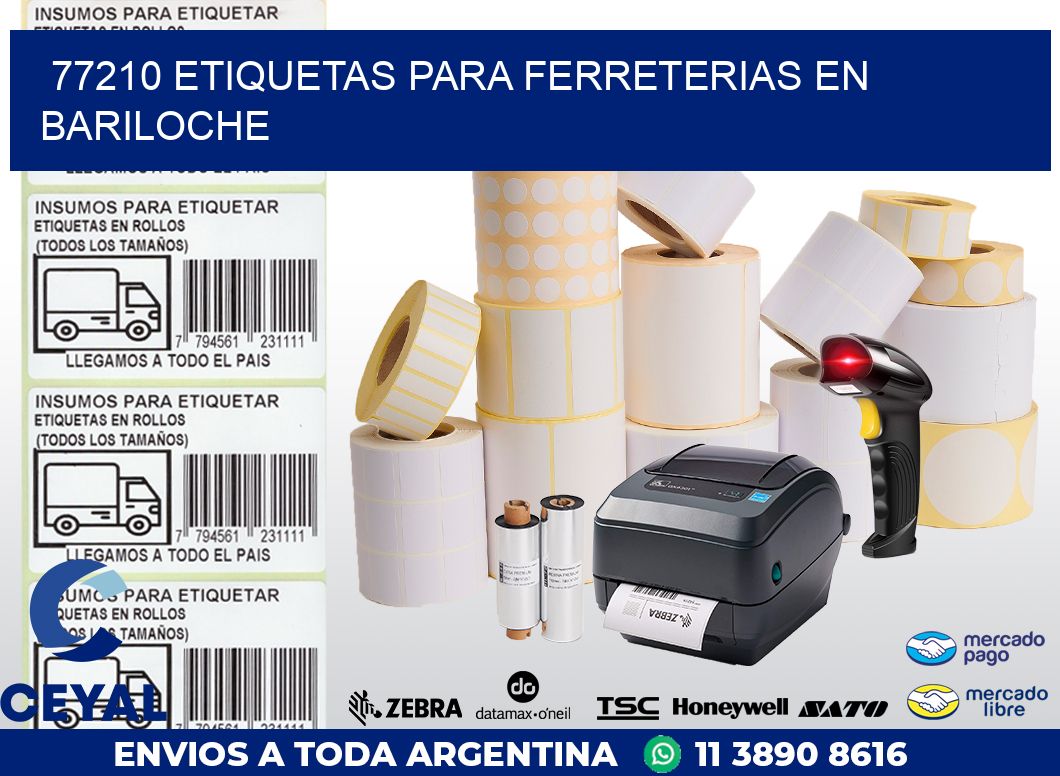77210 ETIQUETAS PARA FERRETERIAS EN BARILOCHE